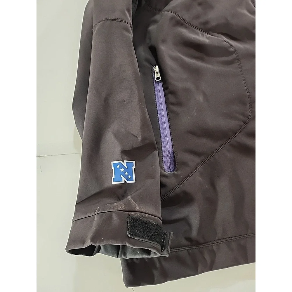 NFL Minnesota Vikings G-III Softshell Jacket Mens XXL Purple Black Full Zip Coat